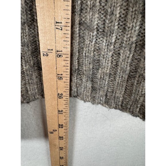 Zara grey mark ribbed wool blend sweater preppy Y2K sz S - Picture 7 of 7